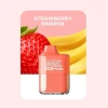 Vozol Disposable 5000 puff - Strawberry Banana - ( RECHARGEABLE )