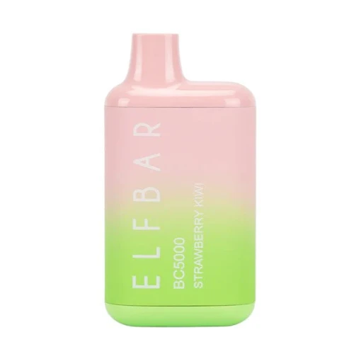 Elf bar disposable 5000 puff - strawberry kiwi - ( rechargeable )