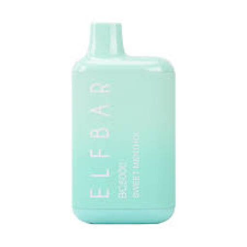 Elf bar disposable 5000 puff - sweet menthol - ( rechargeable )