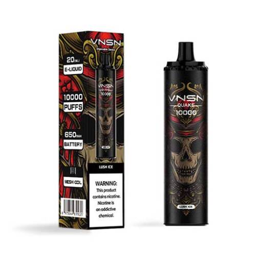 جهاز VNSN للاستخدام مرة واحدة 10000 سحبة - لوش آيس - (قابل لإعادة التوصيل) - جهاز vape للاستخدام مرة واحدة جاهز للاستخدام في مصر