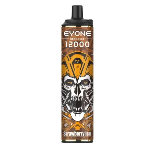 Eyone monster disposable 12000 puff - strawberry ice - ( rechargeable )