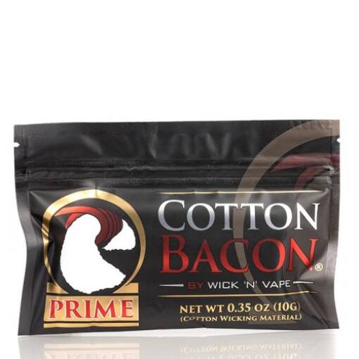 Wick n vape organic cotton bacon prime front