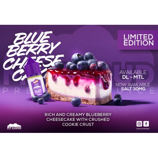 My cloud - blueberry cheese cake - mtl - 60ml
