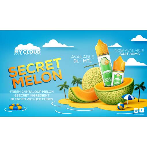 My cloud - secret melon - mtl - 60ml