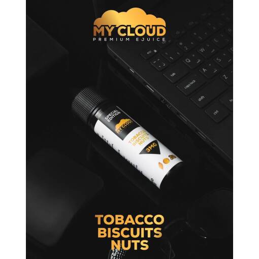 Premium My Cloud - Tobacco Biscuits Nuts - MTL - 30ML - High-quality vaping product available in Egypt
