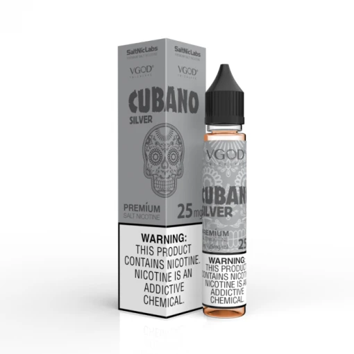 Cubano silver - vgod - salt - 30ml