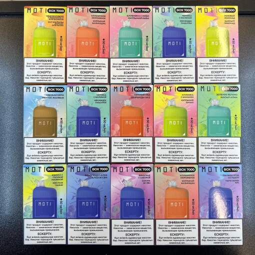 Moti 7000 puff - mentos mint - ( rechargeable )