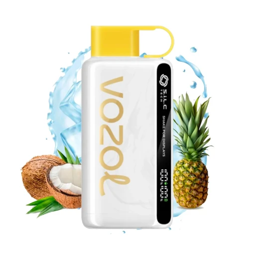 Vozol star 12000 puff disposable - pineapple coconut ice - ( rechargeable )