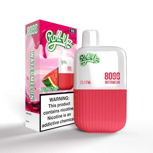 Rollupz disposable pods 8000 puff - watermelon - ( rechargeable )