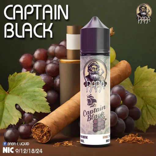 Papa - captain black grape - mtl - 60ml