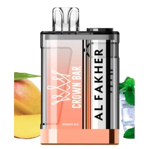 Al fakher disposable pods 9000 puff - mango ice - ( rechargeable )