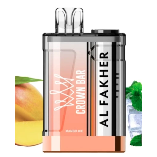 Al fakher disposable pods 9000 puff - mango ice - ( rechargeable )
