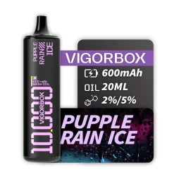 Vigor Box Disposable Pods 10000 puff  - Purple Rain Ice - ( RECHARGEABLE )