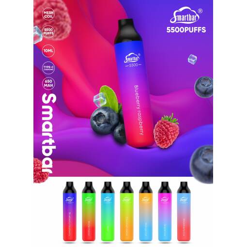 Premium Smartbar Disposable Pods 5500 puff - VCT  - ( RECHARGEABLE ) - High-quality pod system for vaping in Egypt