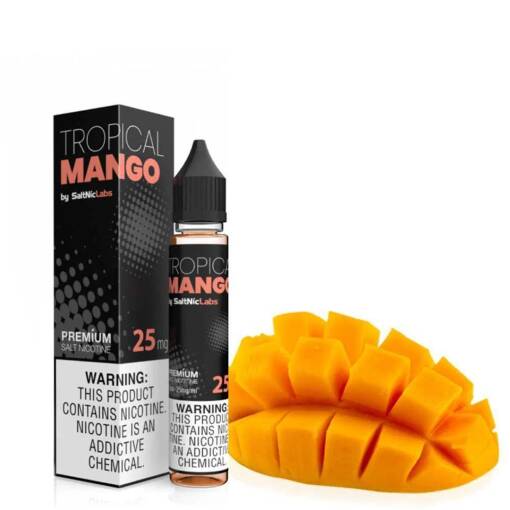 VGOD - مانجا استوائي - ملح - 30 مل 1 Premium VGOD - Tropical Mango - SALT - 30ML - منتج تبخير عالي الجودة متوفر في مصر