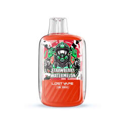 Convenient Lost Vape Disposable 5500 puff - Strawberry Watermelon - ( RECHARGEABLE ) - Ready-to-use disposable vape device in Egypt