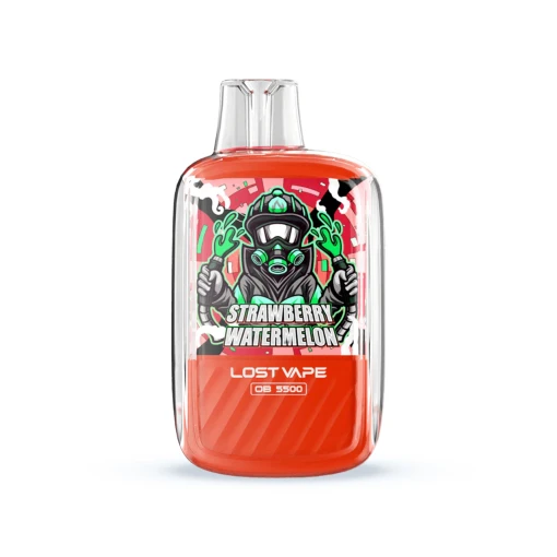 Convenient Lost Vape Disposable 5500 puff - Strawberry Watermelon - ( RECHARGEABLE ) - Ready-to-use disposable vape device in Egypt