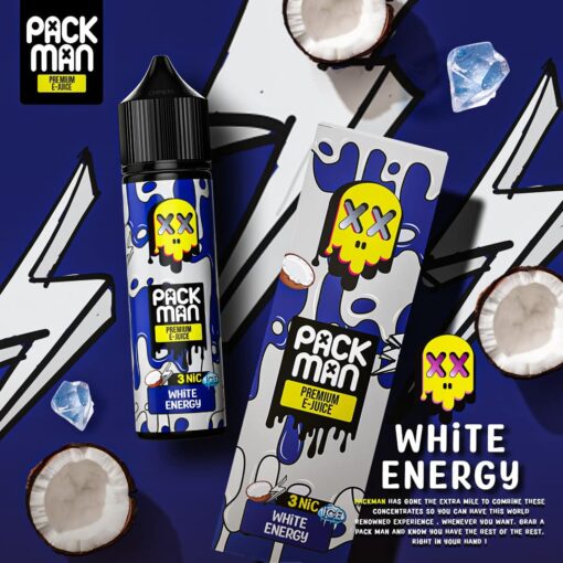 Premium Packman - White Energy - DL - 60 ML - High-quality vaping product available in Egypt