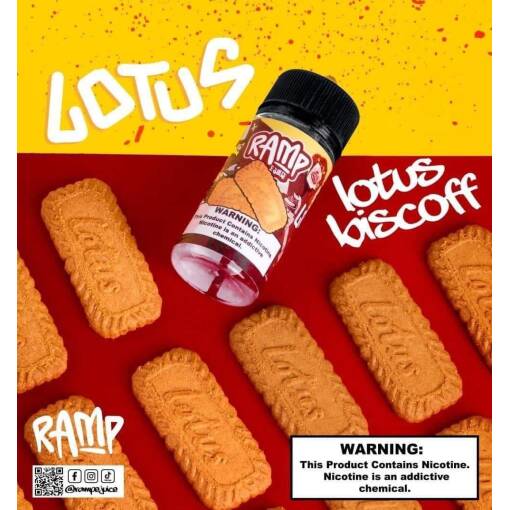 Premium Ramp - Lotus Biscoff - MTL - 30 ML - High-quality vaping product available in Egypt