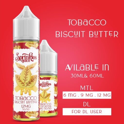 Sprinkles - Tobacco Biscuit Butter - DL - 60ML 1 Premium Sprinkles - Tobacco Biscuit Butter - DL - 60ML - High-quality vaping product available in Egypt
