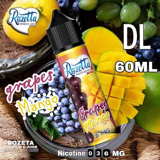 Rozetta - grapes mango - dl - 60ml