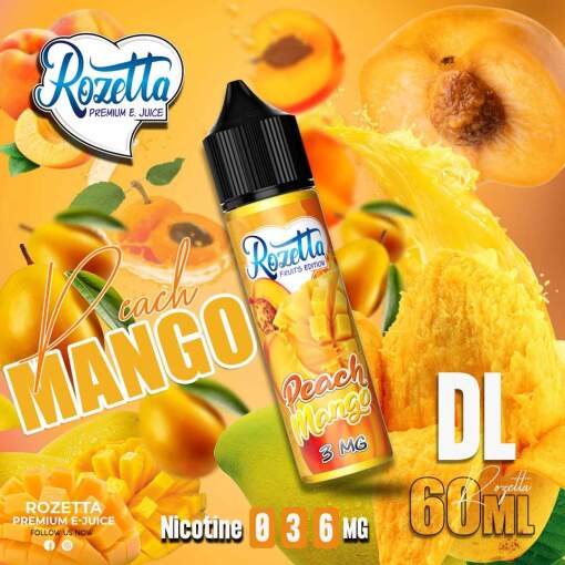 Rozetta - peach mango - dl - 60ml