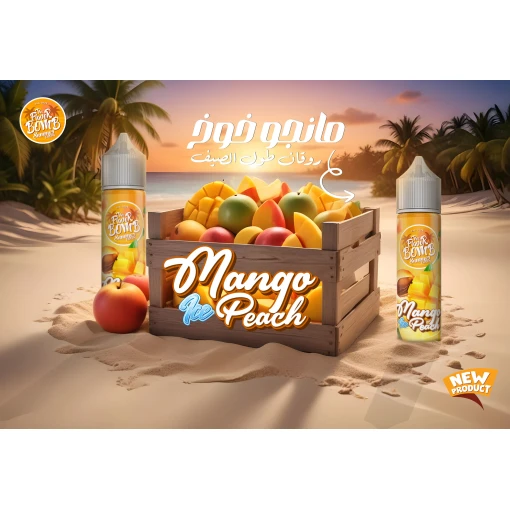 The flavor bomb - ice mango peach - dl - 60ml