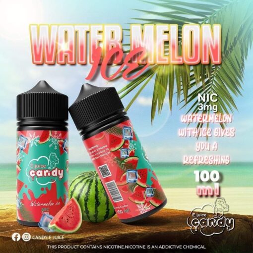 Premium CANDY - Watermelon Ice - DL - 100ML - منتج تبخير عالي الجودة متوفر في مصر