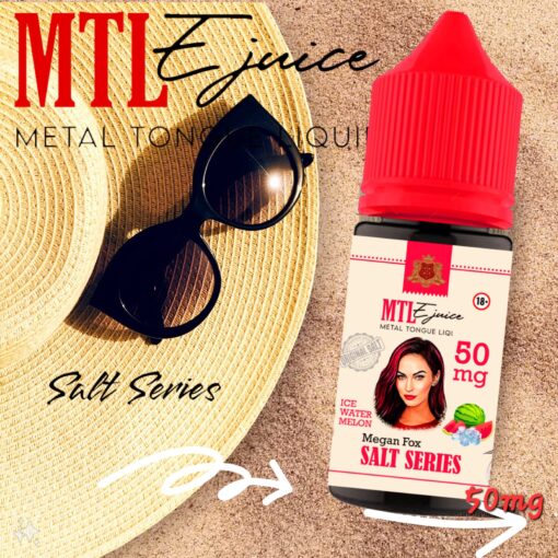Premium MTL - Megan Fox ( Ice Watermelon ) - SALT - 30ML - منتج تبخير عالي الجودة متوفر في مصر
