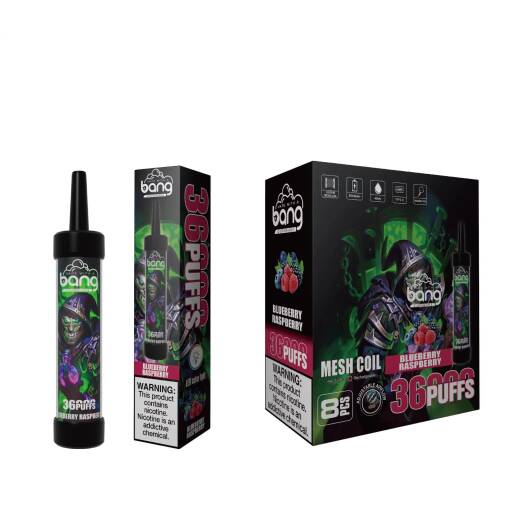 Convenient BANG Disposable 36000 puff - BLUEBERRY RASPBERRY - ( RECHARGEABLE ) - Ready-to-use disposable vape device in Egypt