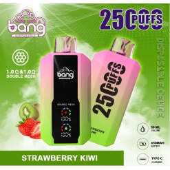 BANG Disposable 25000 puff - STRAWBERRY KIWI - ( RECHARGEABLE )
