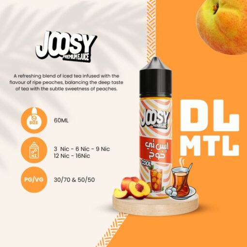 Premium JOOSY - ICETEA KHOKH - MTL - 60ML - منتج تبخير عالي الجودة متوفر في مصر