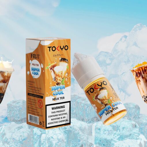 Premium TOKYO - Super بارد - حليب Tea - SALT - 30ML - منتج تبخير عالي الجودة متوفر في مصر