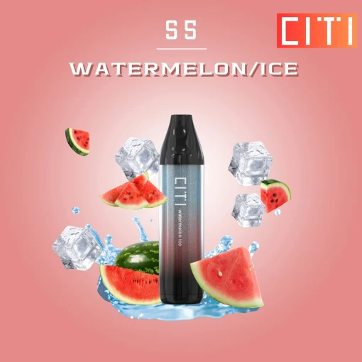 Convenient Citi Disposable 5000 puff S5 - WATERMENON ICE  - ( RECHARGEABLE ) 20 MG - Ready-to-use disposable vape device in Egypt