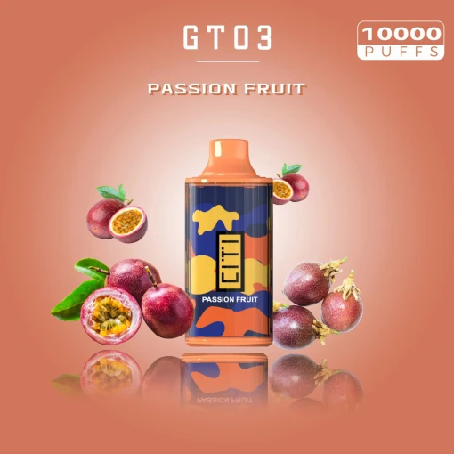 Citi disposable 10000 puff gt03 - passion fruit  - ( rechargeable ) 20 mg