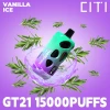 Convenient Citi Disposable 15000 puff GT21 - VANILLA ICE  - ( RECHARGEABLE ) 20 MG - Ready-to-use disposable vape device in Egypt