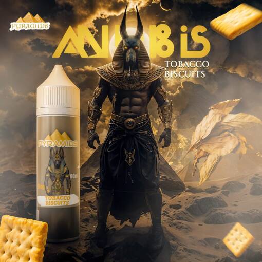 Premium Pyramids - Tobacco biscuits - MTL - 60ML - High-quality vaping product available in Egypt