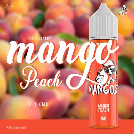 Premium MANGOZ - Mango Peach - DL - 60ML - High-quality vaping product available in Egypt