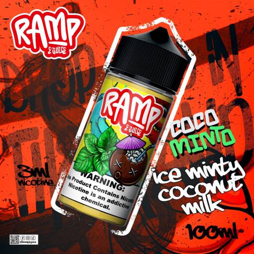 Ramp - coco minto - DL - 100ML 1 Premium Ramp - coco minto - DL - 100ML - High-quality vaping product available in Egypt