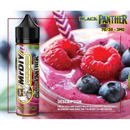 Mr diy - black mix berries panther - dl - 60ml