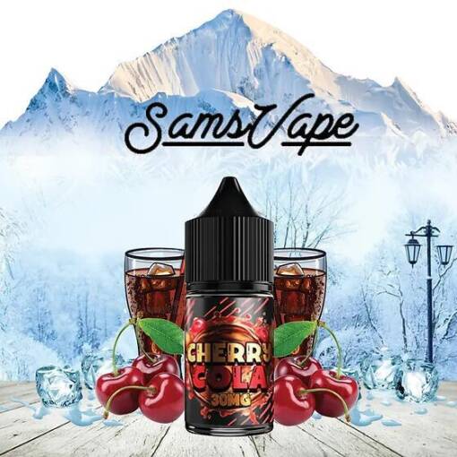 Premium Sams Vape - Cherry كولا - SALT - 30ML - منتج تبخير عالي الجودة متوفر في مصر