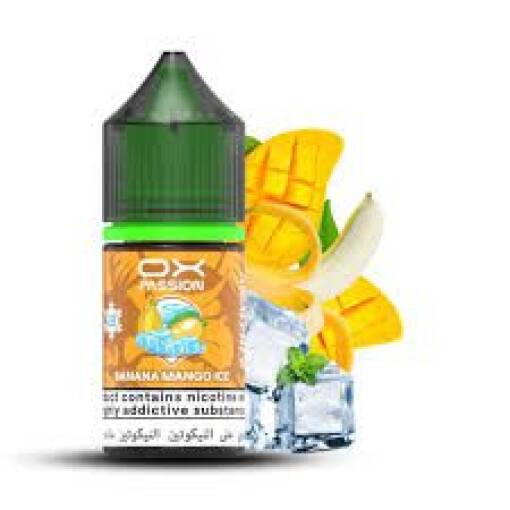 OXPASSION - BANANA MANGO ICE - SALT - 30ML 1 Premium OXPASSION - BANANA MANGO ICE - SALT - 30ML - High-quality vaping product available in Egypt