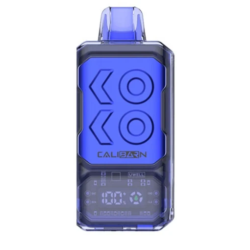 Caliburn bar disposable 16000 puffs - blueberry ice - ( rechargeable )