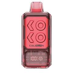 Convenient Caliburn Bar Disposable 16000 puffs - Strawberry ice - ( RECHARGEABLE ) - Ready-to-use disposable vape device in Egypt