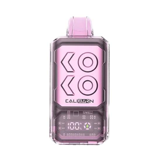 جهاز Caliburn بار للاستخدام مرة واحدة 16000 نفخة - نكهة الخوخ - (قابل لإعادة الشحن) - جهاز vape جاهز للاستخدام مرة واحدة في مصر