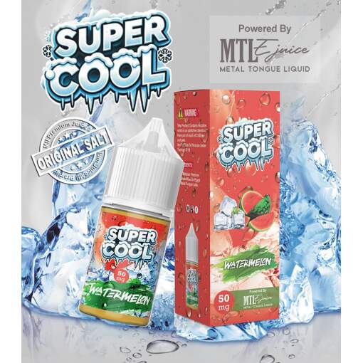 Super cool -  watermelon - salt - 30ml