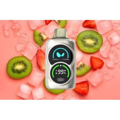 Waka duo disposable 30000 puff - strawberry kiwi - ( rechargeable )