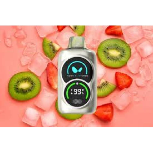 Waka duo disposable 30000 puff - strawberry kiwi - ( rechargeable )