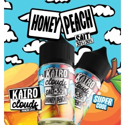 Kairo clouds -  honey peach - salt - 30ml