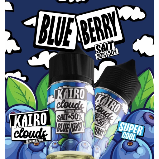 Kairo clouds -  blue berry - salt - 30ml